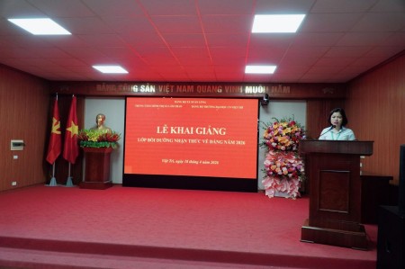 Khai giảng lớp bồi dưỡng nhận thức về Đảng năm 2026